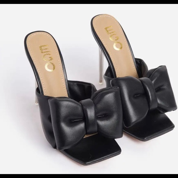 EGO Black heels Shoes US size 6 - Picture 1 of 5